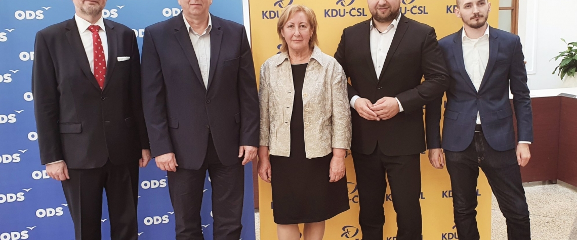 ODS KDUCSL Soukromnici koalice K5 Karlovarsky kraj hejtman