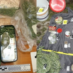Zloděj zanechal na místě činu 1,2 kg marihuany