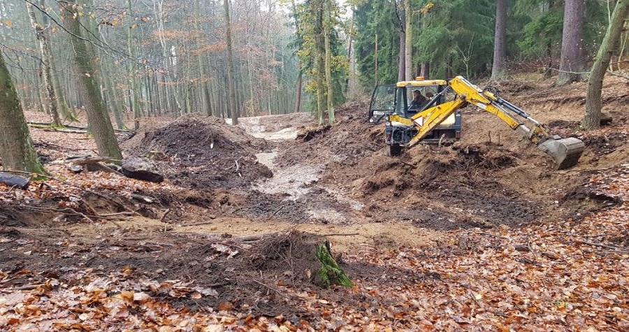 Lázeňské lesy Karlovy Vary začaly v karlovarských lesních porostech budovat tůně