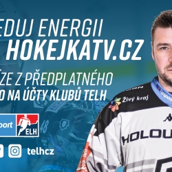 Permanentkáři Energie uvidí zápasy na Hokejka TV zdarma i v březnu