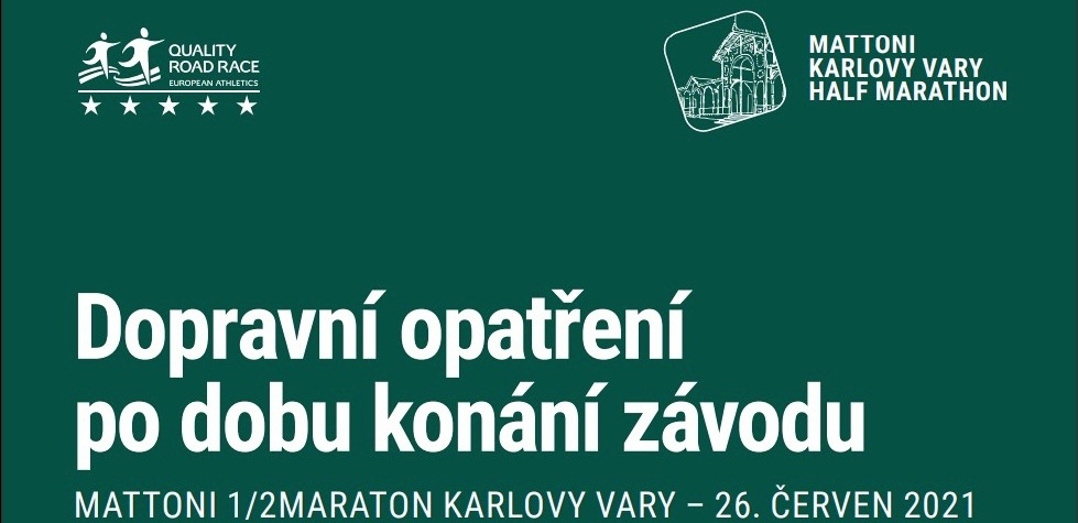 Karlovy Vary - Dopravní omezení v souvislosti s půlmaratonem