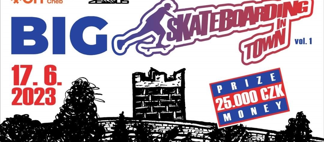 V chebském skateparku se budou konat první závody SKATEBOARDING IN TOWN vol. I