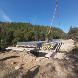 U Kfel probíhá oprava dvou mostů současně