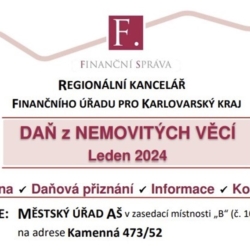 Finanční úřad otevře v lednu kontaktní kancelář v Aši