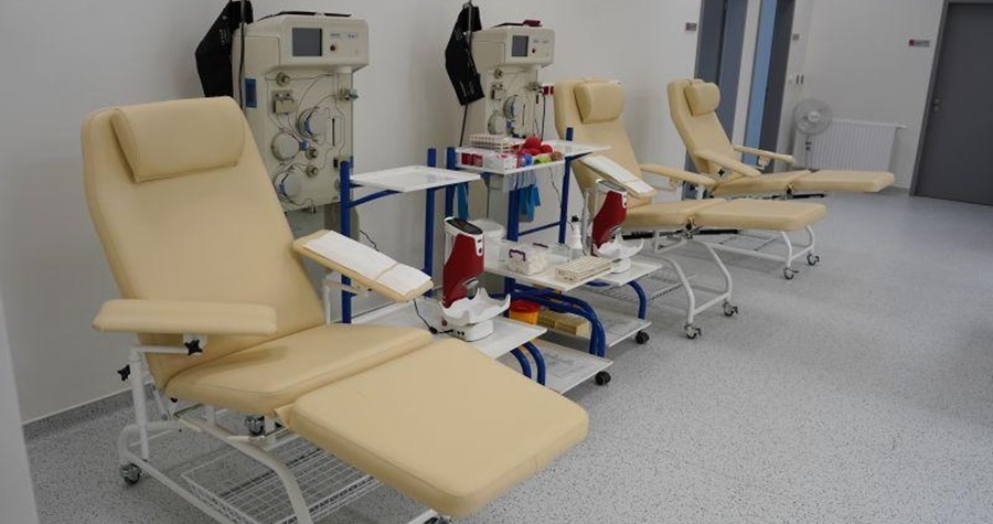 Nové transfuzní oddělení karlovarské nemocnice nabídne komfortní zázemí pro dárce i zaměstnance