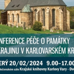 Pozvánka na 6. ročník Konference Péče o památky a krajinu v Karlovarském kraji