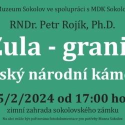 Pozvánka na přednášku: Žula - granit český národní kámen