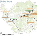 Přehled plánovaných oprav silnic pro rok 2024 v Karlovarském kraji