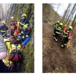 Ze skály u obce Svatobor spad třináctiletý chlapec