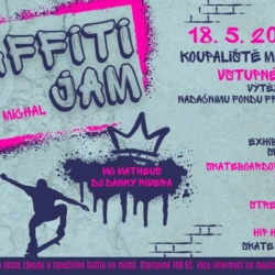 GRAFFITI A SKATE JAM 2024. Koupaliště Michal slaví 20 let