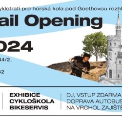 Goetrail Openinig Pozvanka na slavnostni otevreni trailu pod Goethovou rozhlednou