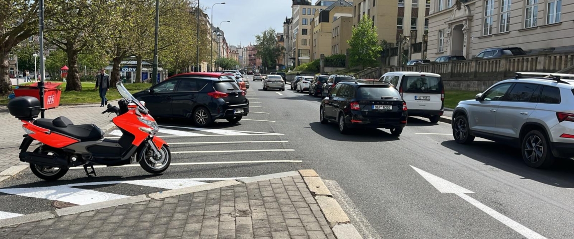 Karlovy Vary změnily dopravní režim v části Moskevské ulice