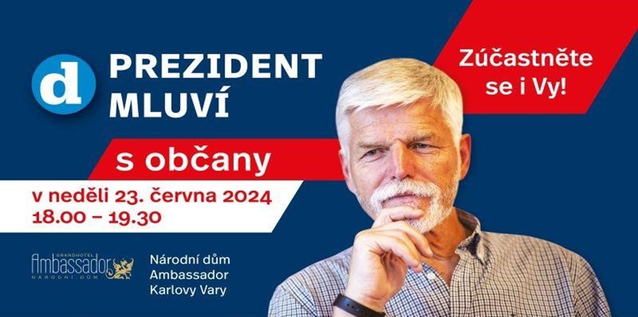 Prezident bude besedovat s občany v Karlových Varech