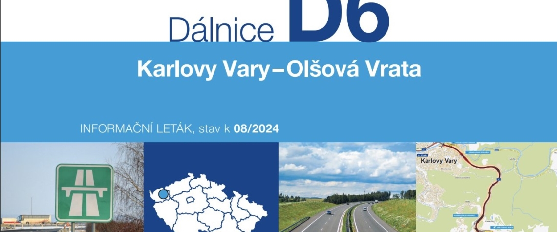 Dálnice D6 u Karlových Varů má územní rozhodnutí