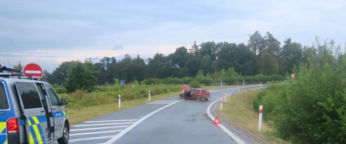 Nehoda na dálnici D6. Řidič byl pod vlivem alkoholu