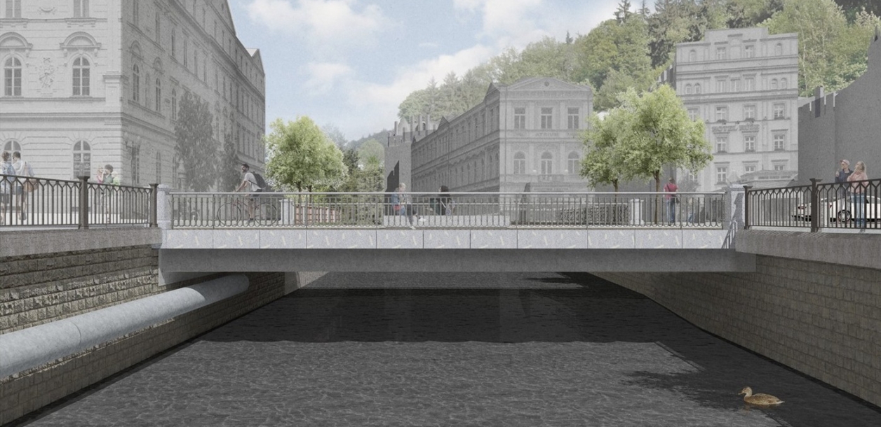 Karlovy Vary budou mít zcela nový Lázeňský most