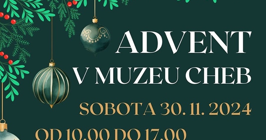 Pozvánka na adventní trhy do chebského muzea