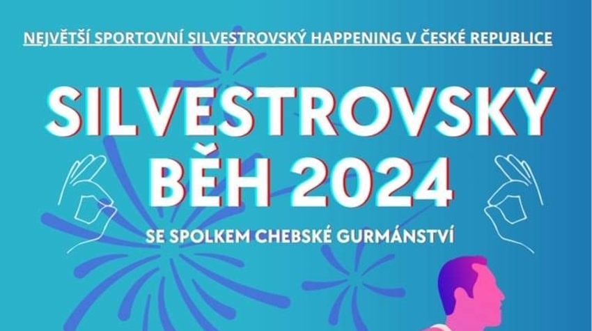 Pozvánka na Silvestrovský běh Cheb 2024