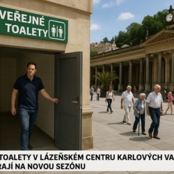 Veřejné toalety v lázeňském centru Karlových Varů se otevírají na novou sezónu