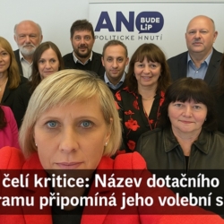 ANO čelí kritice: Název dotačního programu připomíná jeho volební slogan