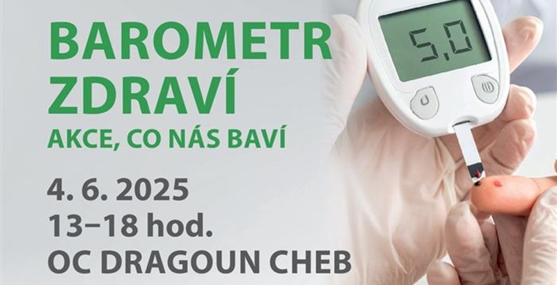 Cheb: Pozvánka na preventivně osvětovou akci Barometr zdraví
