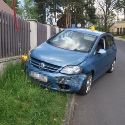 Narazil do plotu a nadýchal téměř 4 promile