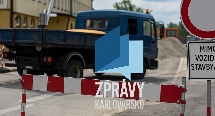 Rušná křižovatka v Sokolově se mění v kruhový objezd