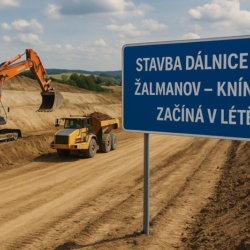 Stavba nového úseku dálnice D6 mezi Žalmanovem a Knínicemi začne v létě