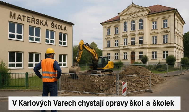 V Karlových Varech chystají opravy škol a školek