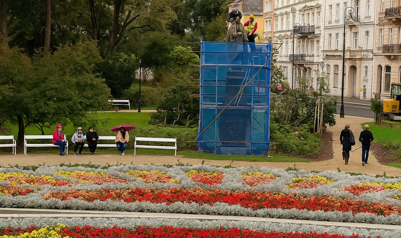 Karlovy Vary finišují s revitalizací parku Karla IV.