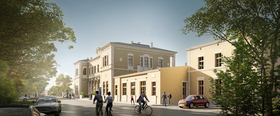 Františkovy Lázně mají znovu nádraží s historickým vzhledem