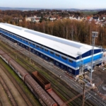 Nová opravárenská hala ČD v Chebu se blíží dokončení