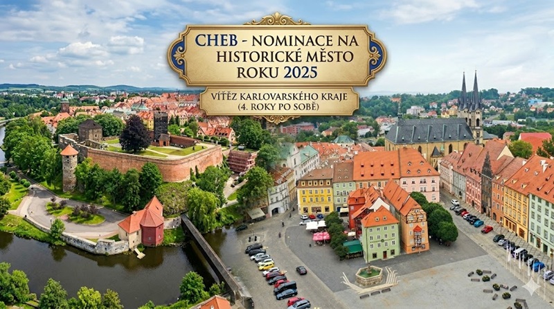 Cheb zabojuje o titul Historické město roku, v kraji uspěl počtvrté v řadě