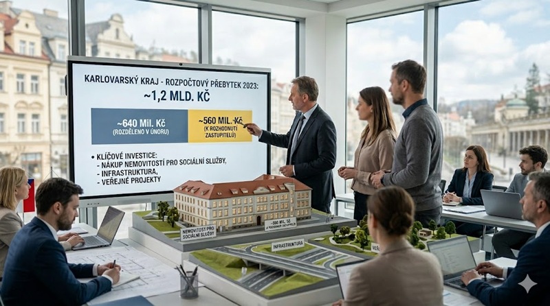 Karlovarský kraj investuje loňský rozpočtový přebytek i do nákupu nemovitosti