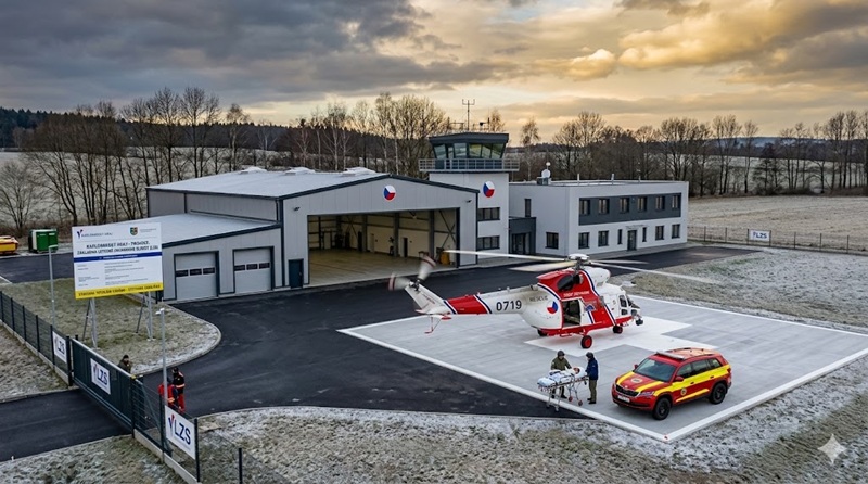Karlovarský kraj má stavební povolení pro výstavbu základny letecká záchranné služby