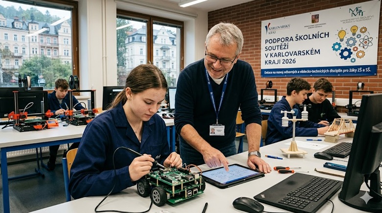 Karlovarský kraj podpoří finančně školní soutěže, získal dotaci od ministerstva