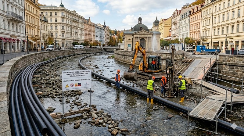 Karlovy Vary plánují rekonstrukci rozvodů vřídelní vody