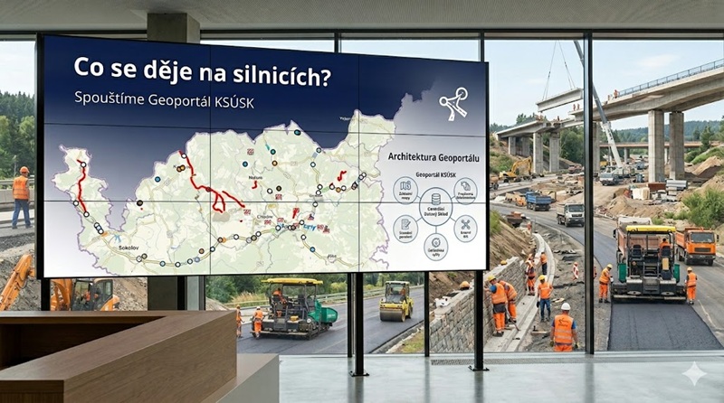 Krajská správa a údržba silnic Karlovarského kraje spouští aplikaci Geoportál