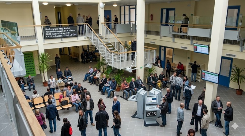 Počet nezaměstnaných se v Karlovarském kraji zvýšil