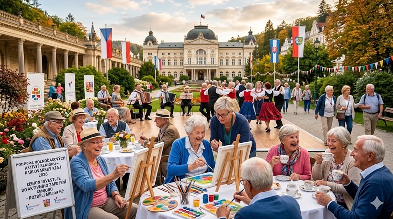 Téměř milion korun podpoří volnočasové aktivity seniorů v Karlovarském kraji