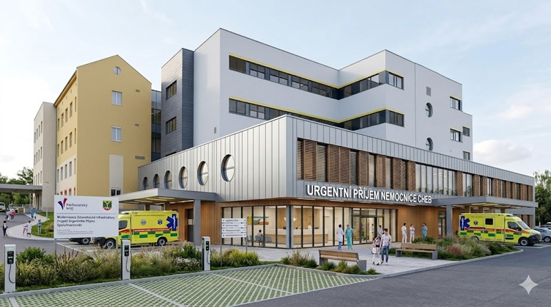 V chebské nemocnici vybudují urgentní příjem