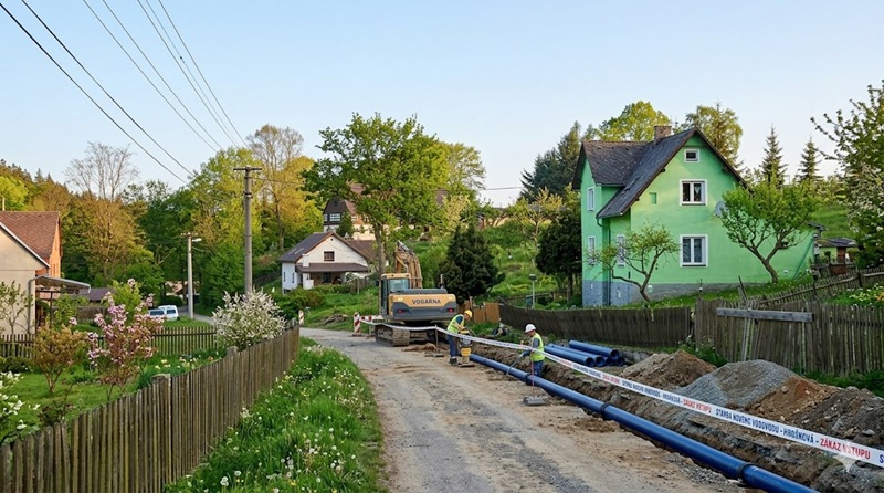 Výstavba nového vodovodu na Hruškové začne v květnu